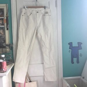 J. Crew white jeans